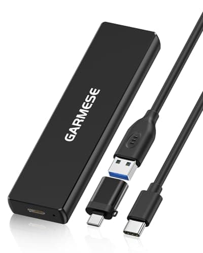 GARMESE Portable External SSD 500GB, USB 3.2 Gen 2 External Solid State Drive Up to 1000MB/s, Ultra-Fast Portable SSD Storage for PC, Laptop, Tablet, Game Console – Plug & Play - Image 1