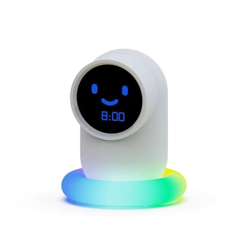 Luuzuu Cute Alarm Clock,Ok to Wake Clock,Alarm Clock for Bedrooms,Clock with Night LED, Set Sleep/Wake Trainer,NAP time,Sound Machine,Sleep Training Clock Suitable Gift for Family, Friends - Image 1