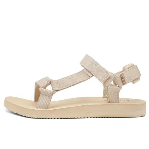 Muboliy Women's Sandals Casual Summer Water Sandals with Arch Support Yoga Mat Insole Outdoor Wadable Sandals - Thumbnail 2
