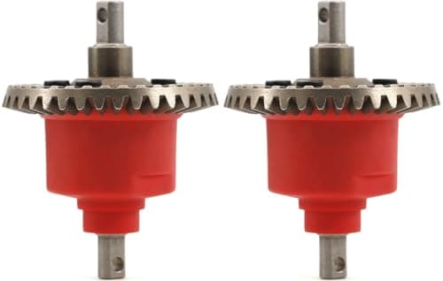 Front Rear Differential Assembled, 1/10 RC Differential Set for Traxxas Nylon Housing Metal Gears, Replacement for #5381, #6882, #5379 - Slash Diff Fits for Slash, Rustler, Stampede, Hoss, Ford F-150