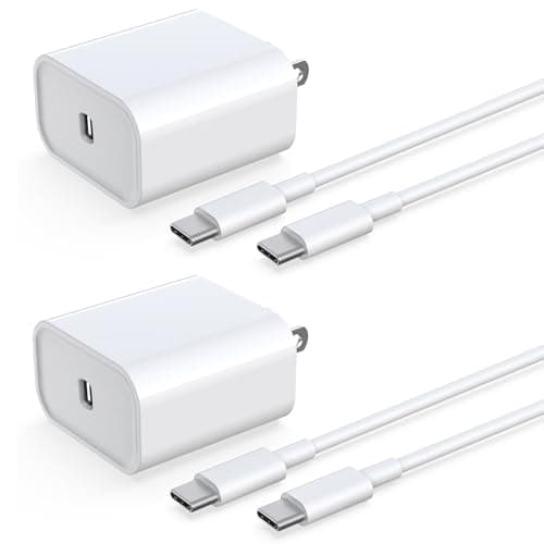 iPhone 17 16 15 Charger Fast Charging [2Pack] 33W Type-c Wall Charger Fast Charger Block with 6FT USB C to USB-C Cable for iPhone 17/17 Air/17 Pro Max/16/16 Plus/16 Pro Max/15 Pro Max/iPad Pro