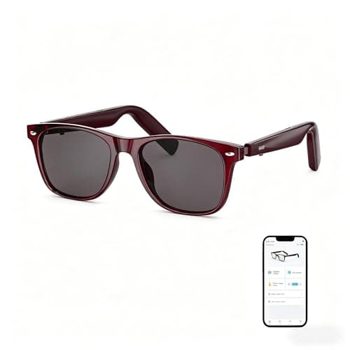 GetD Bluetooth Sunglasses for Men/Women, AI Translator Powered by GPT, 11H Battery, Polarized UV Protection, Smart Eyewear Powered by ChatGPT, AI Real-time Translation with 107 Languages - Image 1