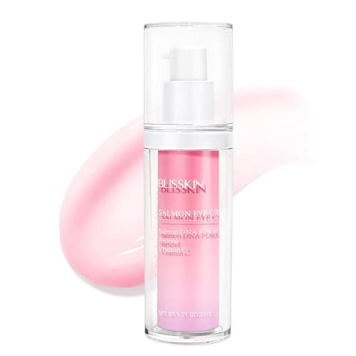 Blisskin Salmon DNA PDRN & Pink Peptide Eye Cream A Soothing Moisturizer Improves Uneven Skin Tone, Formulated With Peptides, Niacinamide, and Vitamin E for Hydrated, Calm Skin, 30ml - Thumbnail 2