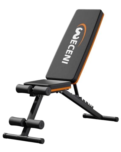 WECENI Adjustable Weight Bench,Adjustable weight bench, Multi-Functional Foldable workout Bench Press with 660 LBS Capacity, Strength Training Equipment gym for Home, Full heavy duty fitness bench gym at home. - Image 1