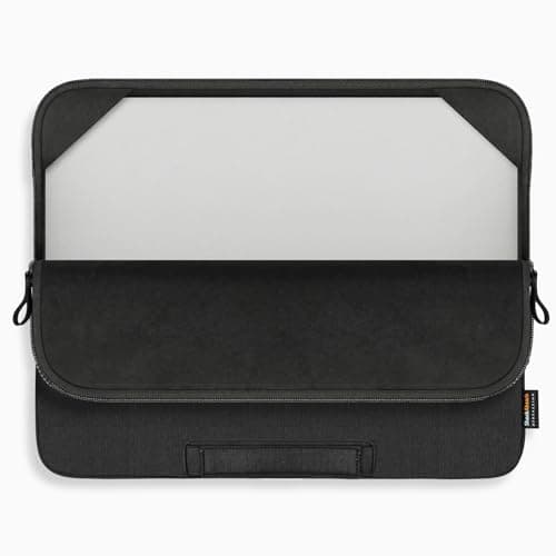 Acer Laptop Sleeve 14 inch, 13.3-14 inch Laptop Case, Shockproof Protective Laptop Briefcase, Waterproof Polyester Notebook Computer Bag for Acer HP ASUS MacBook Dell Lenovo, Black - Thumbnail 2