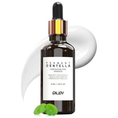 GNJOY Centella Serum, Face Hydrating Fermented Centella Asiatica Serum, Soothing, Barrier Repair, Firming, Revitalize Glowing Centella Ampoule Facial Moisturizer with Ceramide NP, for All Skin (50ml) - Image 1