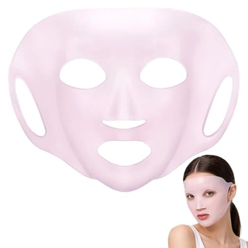 Face Mask Holder Reusable - Ayerim Silicone Sheet Mask Holder for Moisturizing Face Masks, Prevents Drip & Evaporation, Washable Beauty Tool