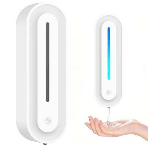 Automatic Soap Dispenser Wall Mount for Bathroom, 14.2oz Rechargeable Touchless Adjustable Auto Smart Hand/Dish Liquid Soap Dispenser for Bathroom,Kitchen,Office, Gel - Image 1