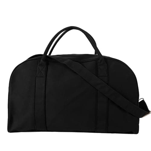 CRAZITAYA Travel Bag 45L Black for Airplane Carry On - Image 1