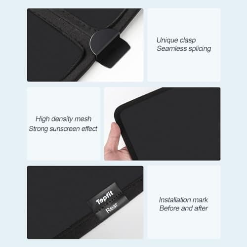 Tesla Model Y Sunshade Roof Never Sag Heat-Insulating, UV-Protective, Nano Ice-Crystal Coatings Interior Accessories for Tesla Model Y 2019-2024 - Thumbnail 6