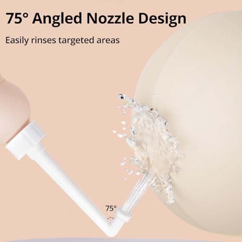 Portable Peri Bottle Postpartum Bidet for Personal Hygiene, 500ml (17.6oz) Large Capacity, Retractable Hose for Outdoor Travel & Toilet Use, Perineal Cleansing Recovery Care for Women - Thumbnail 3