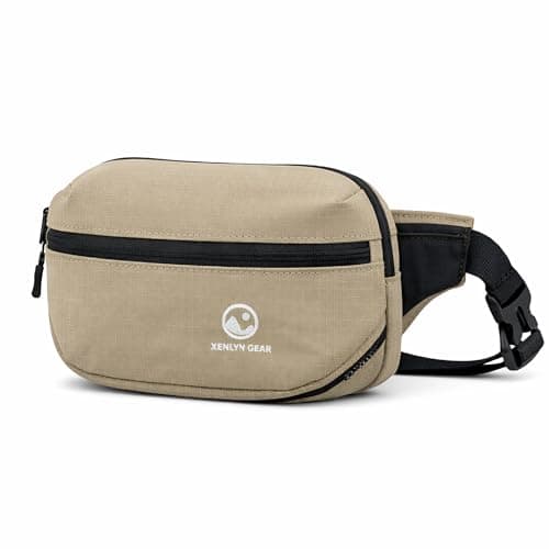 XENLYN GEAR Waist Pack for Men & Women, Premium Water-Resistant Textured Fabric Fanny Pack, Lightweight Crossbody Belt Bag with Hidden Pocket, Stylish Everyday Travel Hiking Running - Image 1