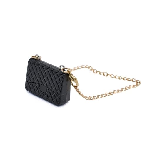 17cm Doll Bag - Premium Handmade Bag - Luxury Chic Style Set High-End Fashion Accessories (No Doll, Only a Bag) - LLBlack