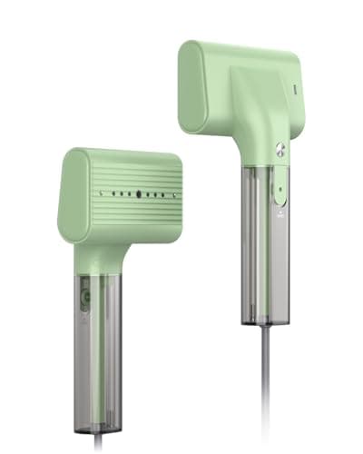 G10 Pro Steamer for Clothes, Global Voltage Adaptation Handheld Garment Steamer, Dual Steam Modes,1200W Mini Steam Iron for Travel and Home (100-240V Green) - Image 1