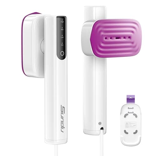 Steamer for Clothes,1200W Powerful Portable Steamer Iron,15s Fast Heat-up,100ml Tank,20 Min Continuous Steam, Wrinkle Remover for Travel, Home, Office(Serene white) - Image 1