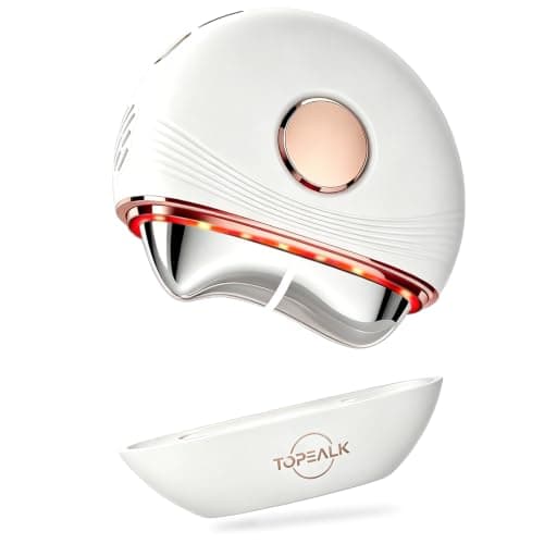 Red Light Electric Gua Sha Facial Neck Sculpting Tools with Heat, Cold, Microcurrent, Lymphatic Drainage Massager Device for Lifting Firming Contouring | Pressure Point Fascia Release | Cool Depuffing