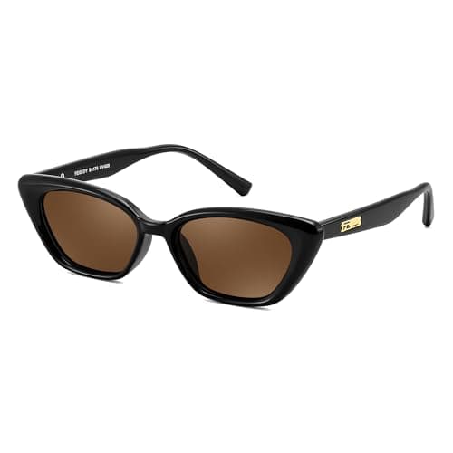 FEISEDY Trendy Polarized Cateye Sunglasses for Women Men Retro Rectangle Narrow Sunnies B4176 - Image 1