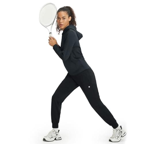 M MAELREG Sweatshirts for Women Long Sleeve Performance Athletic Solid Golf Pullover Winter Midlayer Womens Hoodies Dark Grey - Thumbnail 5