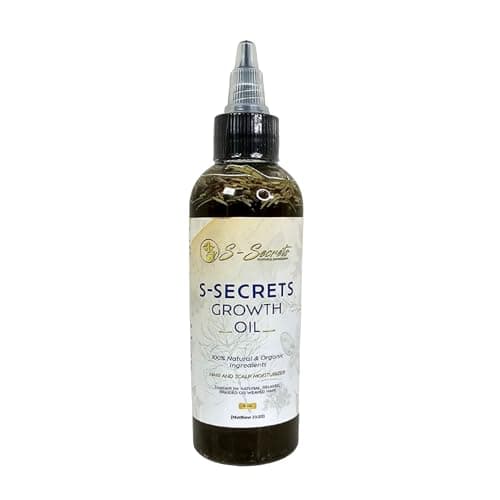 S-Secrets Scalp and Hair Oil for Women, 4oz, Natural Scent, Liquid Formula, Enriched with 21 Natural Ingredients. Ideal for All Hair Types. Founded by a Black Woman - Image 1
