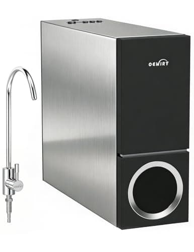 OEMIRY 600 GPD Tankless Reverse Osmosis System, 7-Stage Under-Sink Water Filter, TDS Dispaly and Filter Life Reminder, 2:1 Pure-to-Drain, Plug-in for Home, Kitchen, and RV
