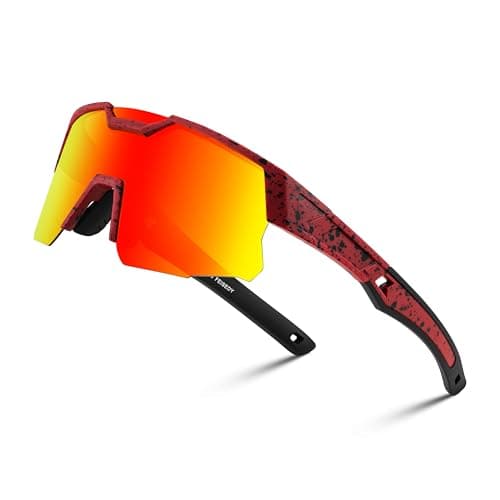 FEISEDY Teens Baseball Sunglasses Sports Cycling Glasses for Youth Polarized UV400 Boys Girls Age 8-14 B0093 - Image 1