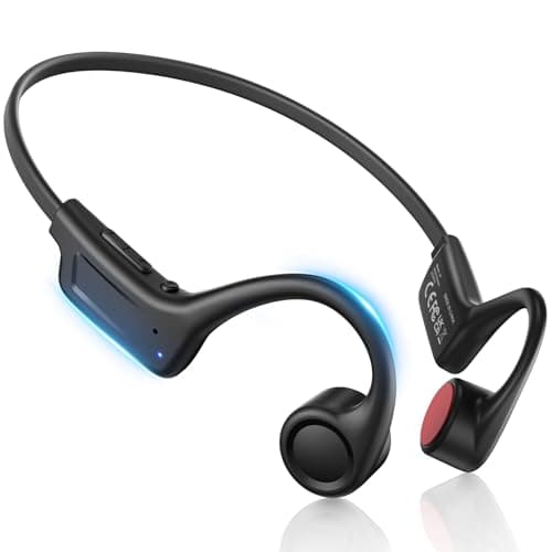 Kinglucky Bone Conduction Headphones, 23.5g Ultra-Lightweight Open Ear Headphones Wireless Bluetooth,Comfortable Fit, Upgrade Waterproof Sports Headset for Running, Walking, Cycling, Workout, Gift - Image 1