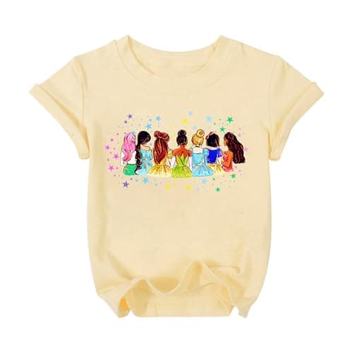 Magical Girl Shirt Cute Snacks Graphic Tee Toddler Kids Girls Holiday Short Sleeve Outfits Tops 3-10 Years - Image 1