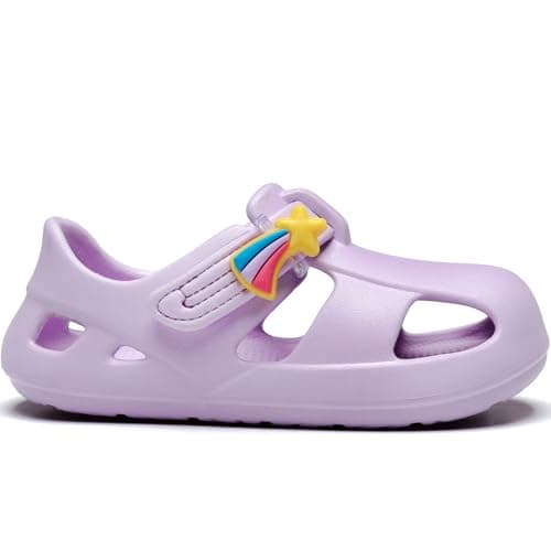 SC TBYF Splash Sandals for Toddlers Water Shoes For Baby Girls Boys Children Closed Toe Quick Drying Soft Lightweight EVA Anti-Slip Waterproof Unisex Beach Toddler Sandal for Little Kids - Image 1