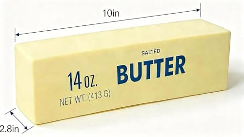 10 Inch Butter Squishy,Large Slow Rising Squishy，Sticky Butter Sticks Squeeze Toy,Slow Rising Squeeze Stress Relief Squishies for Office & Desk Use (Extra-Large Size) - Thumbnail 5