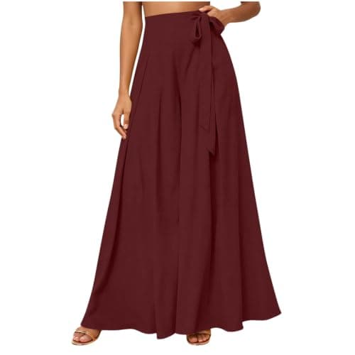 Culottes for Women Fashion 2026 Summer Fall Wine Small