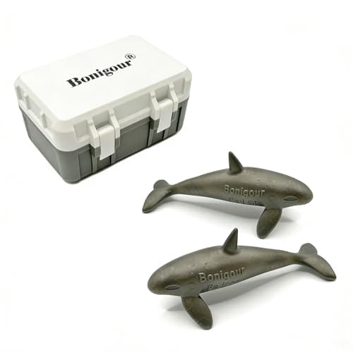 Bonigour 2 Pack Iron Fish for Cooking& Deficiency | Natural Source of Fe | Safe Cooking Tool| Add Fe to Food and Water| Reduces Risk of Iron Deficiency for Vegans & People - Image 1