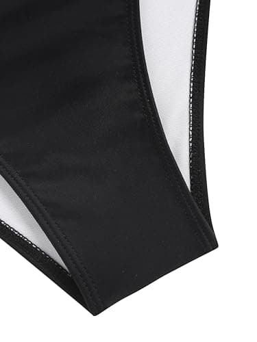 ZAFUL Two Piece Tankini Swimsuit for Women High Waisted Tummy Control Bathing Suit Double Up Tankini Set Palm Tree M - Thumbnail 5