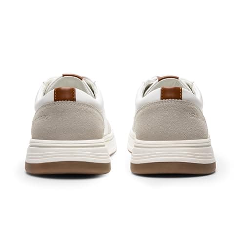 Bruno Marc Men's Casual Dress Sneaker Business Casual Shoes for Men Comfortable Lightweight Lace Up Fashion Sneakers,Size 10,White,SBFS2410M - Thumbnail 3