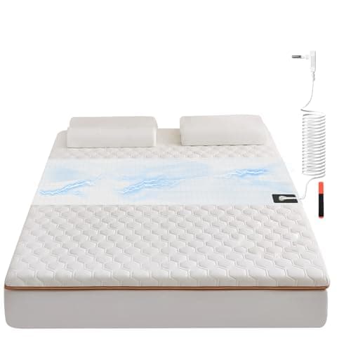 VINIKYCA Grounding Sheets,Grounding Mat for Bed 10% Pure Silver Fiber+90% Organic Cotton,with 15Ft Grounding Cord and Test Pen,104 * 23.6inch Suitable for All Mattress Sizes(White) - Image 1