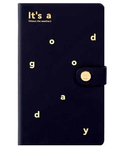 Diary for Girls Women Cute Hardcover Teen Journals, Black,5 x 8 - Image 1