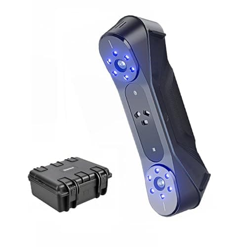 Creality 3D Scanner Raptor Pro for 3D Printing, Handheld 3D Scanner 0.02mm Accuracy, 22+7 Blue Laser & NIR, 60fps High-Speed & 5MM to 4M Objects, 24-Bit Full-Color Scanning for Windows macOS - Image 1