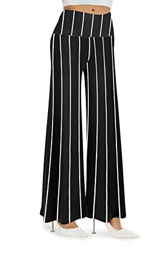 Arolina Women's Stretchy Wide Leg Palazzo Lounge Pants Casual Comfy High Waist Palazzo Pants - Image 1