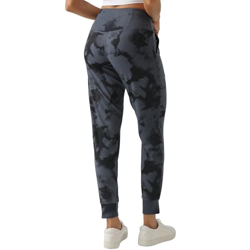 Rrosseyz Women's Joggers with Pockets Lightweight Soft Workout Athletic Pants for Camping Yoga Running(Ink Gray,XL) - Thumbnail 4