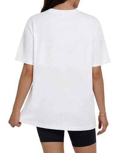 Aiyino Yk2 Womens Oversized Graphic T Shirt 100% Cotton Strawberry Fruit Shirt Casual Summer Loose Fit Tee XL - Thumbnail 4