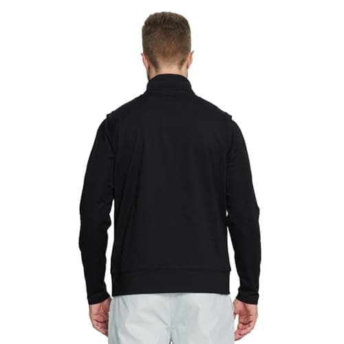 Rouen 1/4 Zip Pullover Mens Golf Vest Athletic Dry Fit Soft Casual Breathable Performance Solid Golf Vests For Men - Thumbnail 4