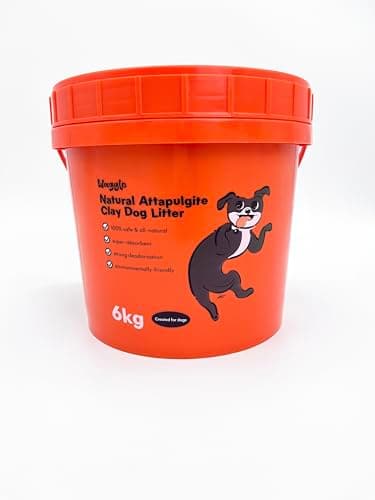 Waggle Dog Poop Powder - 13 lb, Natural Atapulgite Mineral, Sprinkle & Go Outdoor Dog Waste Absorbent & Odor Neutralizer, Biodegradable, Plastic-Free, for Yard, Walks & Travel (1)