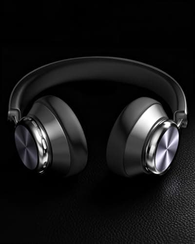 Wentronic Y03 Bluetooth Headphones Wireless Active Noise Cancelling Over Ear Headphones 48 Hours Playtime High Sound Quality 6 EQ Music Mode Headphones with Soft Ear Cushion - Grey - Thumbnail 6