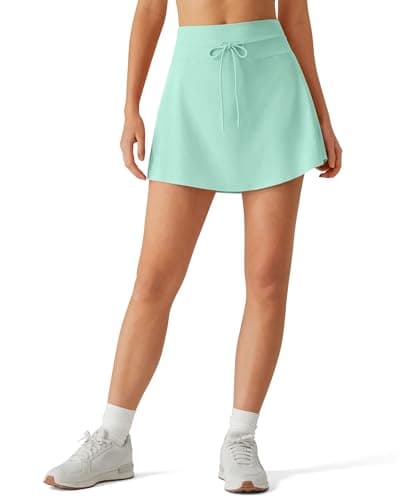 G4Free Golf Skorts for Women with Pockets High Waisted Skirt Drawstring Workout Summer Tennis Skort with Built-in Shorts Pickleball (MintXS) - Image 1