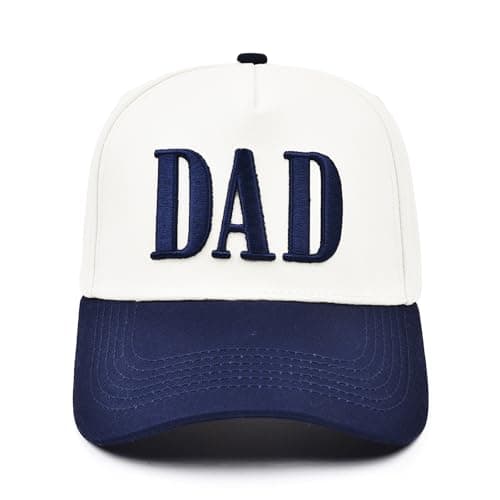 Vintage Dad Trucker Hat for Men, Embroidered Adjustable Baseball Cap, New Dad Gifts for Husband, Best Fathers Day Birthday Gifts