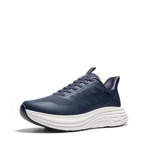 NORTIV 8 Men's Slip On Walking Shoes Cushioning Hands Free Non Slip Comfortable Workout Running Tennis Jogging Athletic Gym ActiveFloat Fashion Sneakers,Size 13,Blue,SNRS24009M-L - Image 1