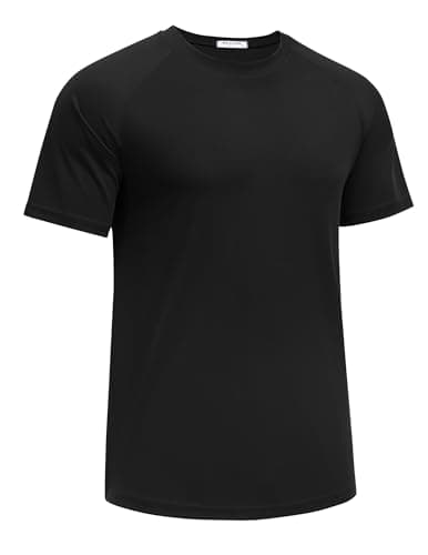 PINSPARK Mens T Shirts Short Sleeve Athletic Gym Workout Shirts Moisture Wicking T-Shirts for Men Loose Fit Plain Undershirts - Image 1
