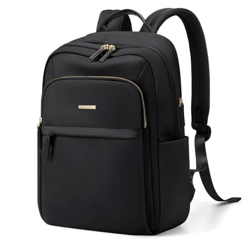 GOLF QUALITY Hiking Travel Backpack for Women Casual Business Weekender Multilayer Laptop Bag,16 Inch,Black - Image 1