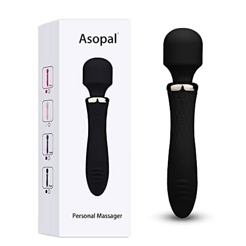 Asopal Handheld Back Massager, Electric Full Body Massager, (Black) - Image 1