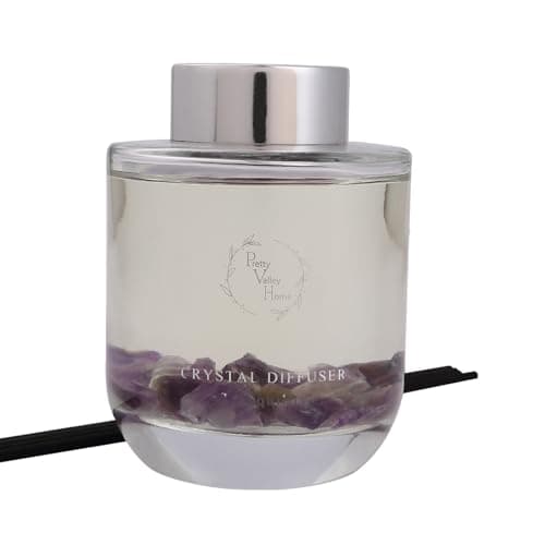 Reed Diffuser Set, Pretty Valley Home Diffuser 100Ml / 3.52 fl OZ Gift Box - Includes Reed Diffuser Sticks, Long Lasting Fragrance Oil and Glass Bottle for Office Living Room Decor (Tranquility) - Thumbnail 4