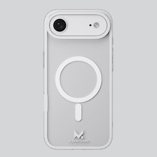 M.Craftsman iPhone Air Case with Camera Lens Protector – Aerospace-Grade Aluminum, Lightweight Clear Shockproof Hybrid Cover, Stylish Slim Dual-Layer Design, Compatible with MagSafe, 6.5 inch - Thumbnail 2